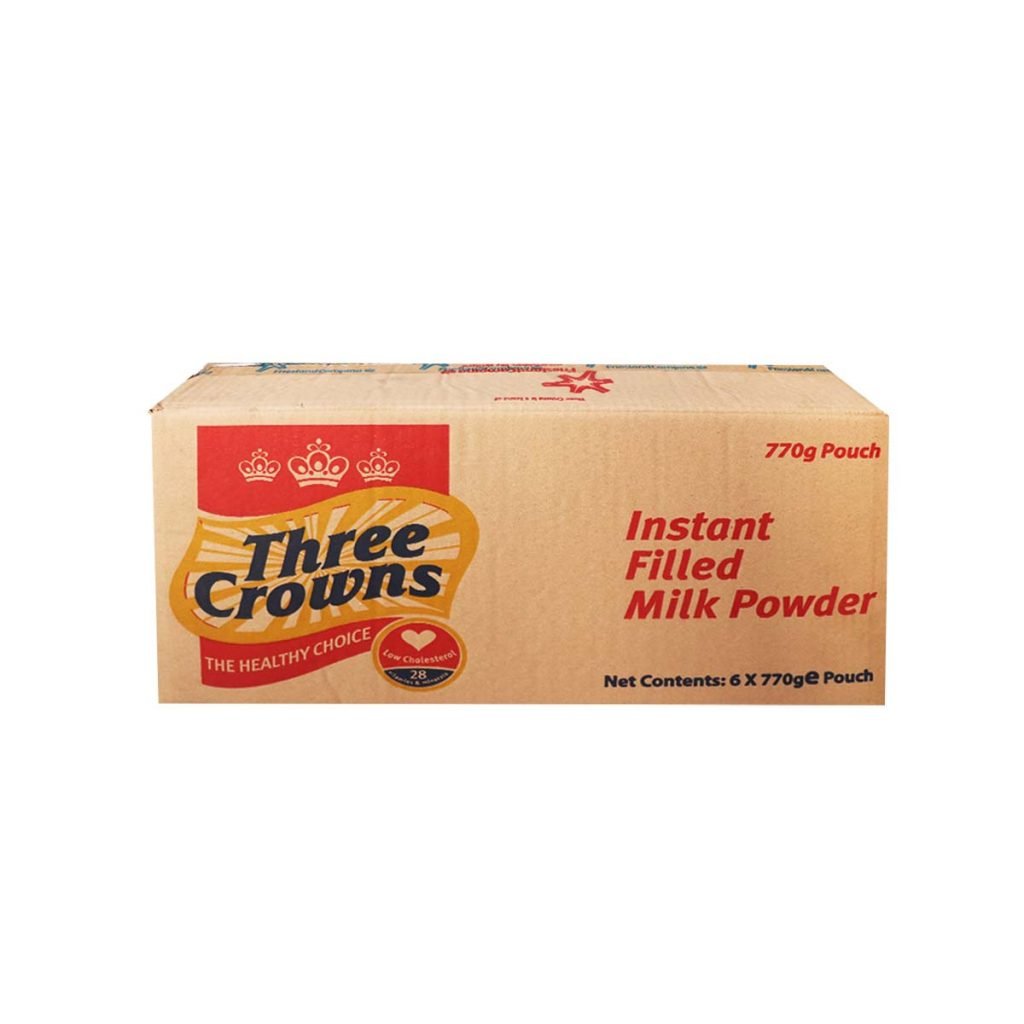 3Crowns Instant Filled Milk Powder Pouch 770g x 6