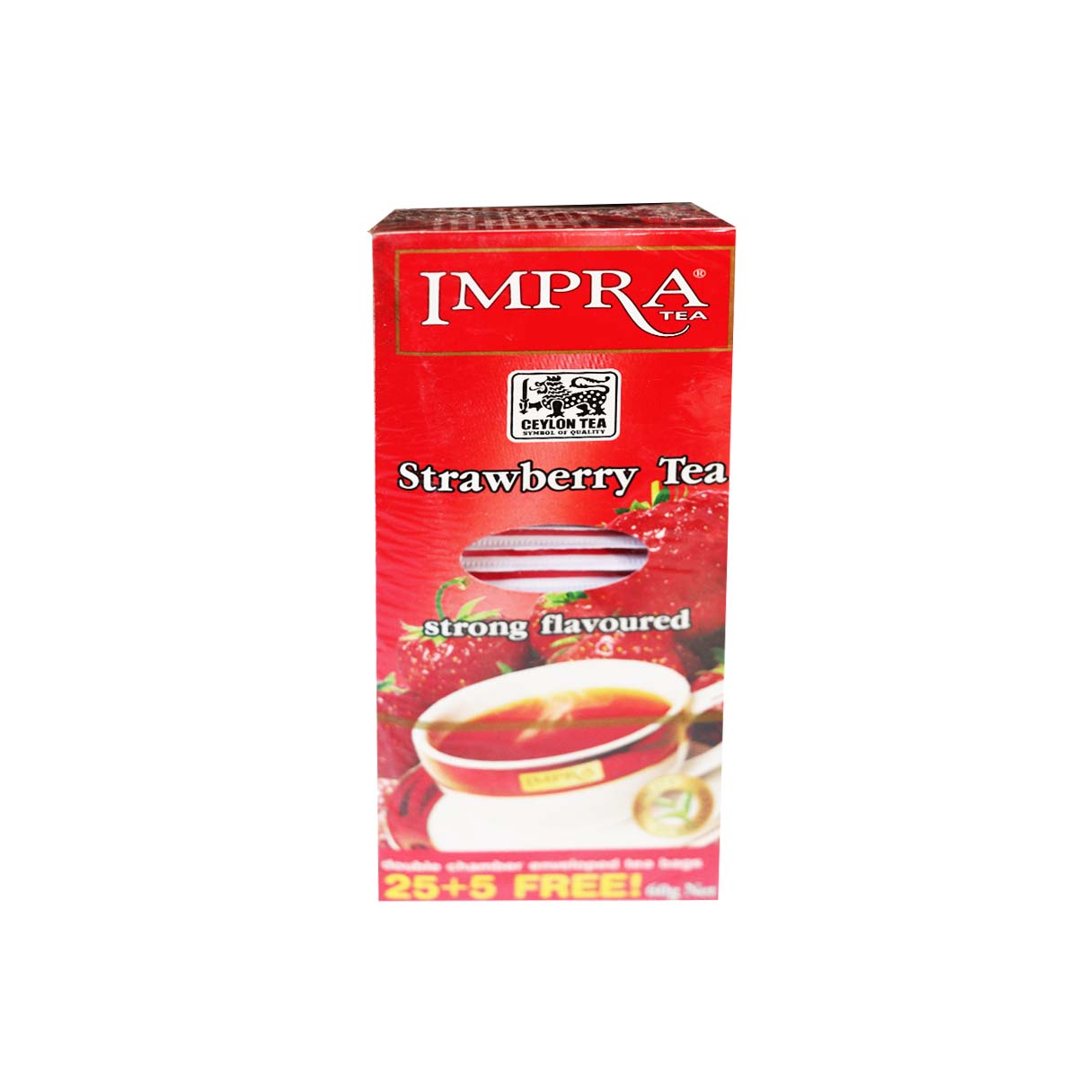 Impra Strawberry Flavoured Tea 2g x 25 Bags