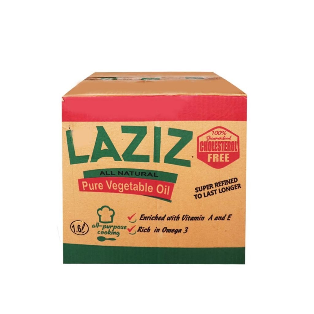 Laziz Vegetable Oil 1.6 Liters x 6