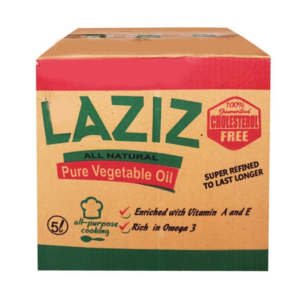 Laziz Vegetable Oil 5 Liters x 4