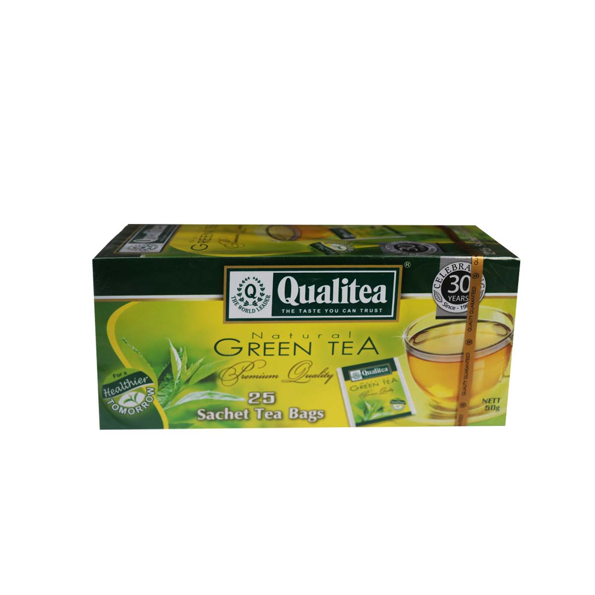 Qualitea Natural Green Tea 2g x 25 Bags