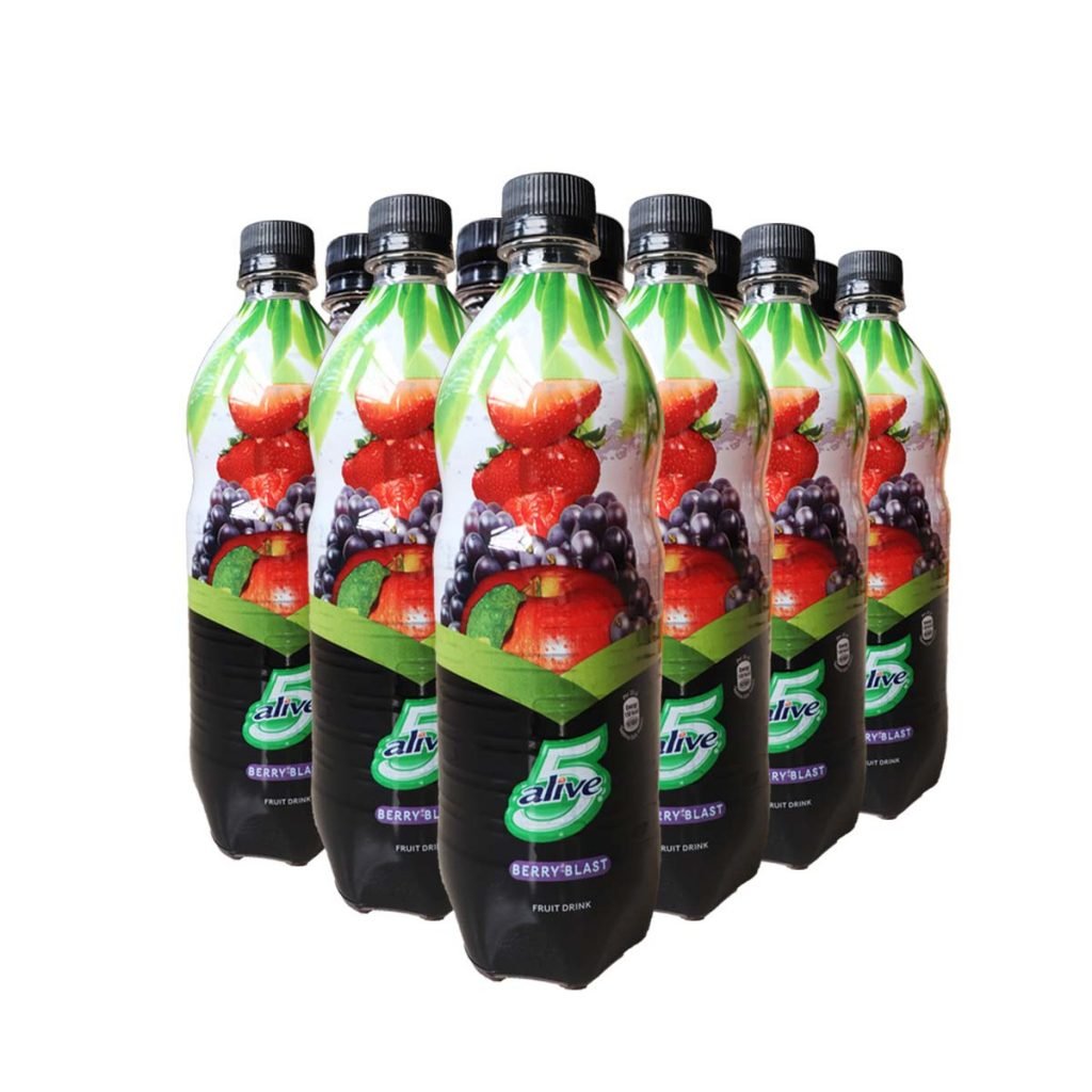 5 Alive Berry Blast Fruit Drink 78cl x 12