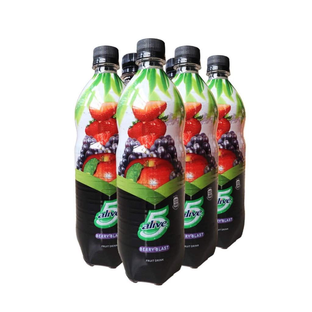 5 Alive Berry Blast Fruit Drink 78cl x 6