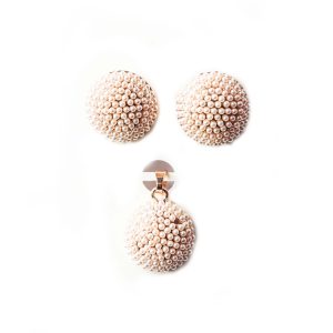 Beaded Earring and Pendant