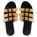 Gold - Sequins Slippers
