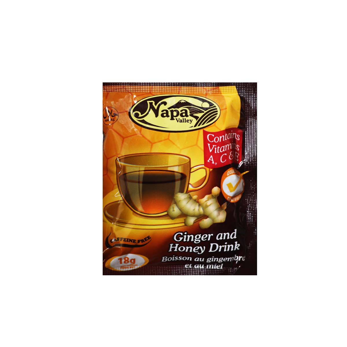 Napa Valley Ginger And Honey Drink Powder 18g