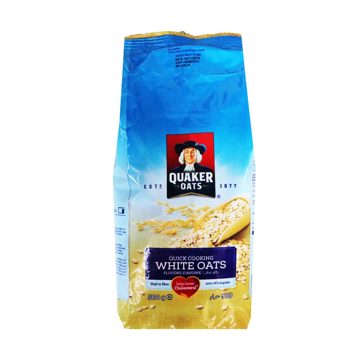 Quaker Oats Refill 500g