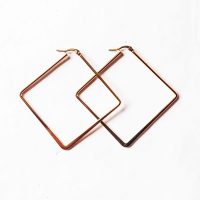 Square Shaped Earring Gold