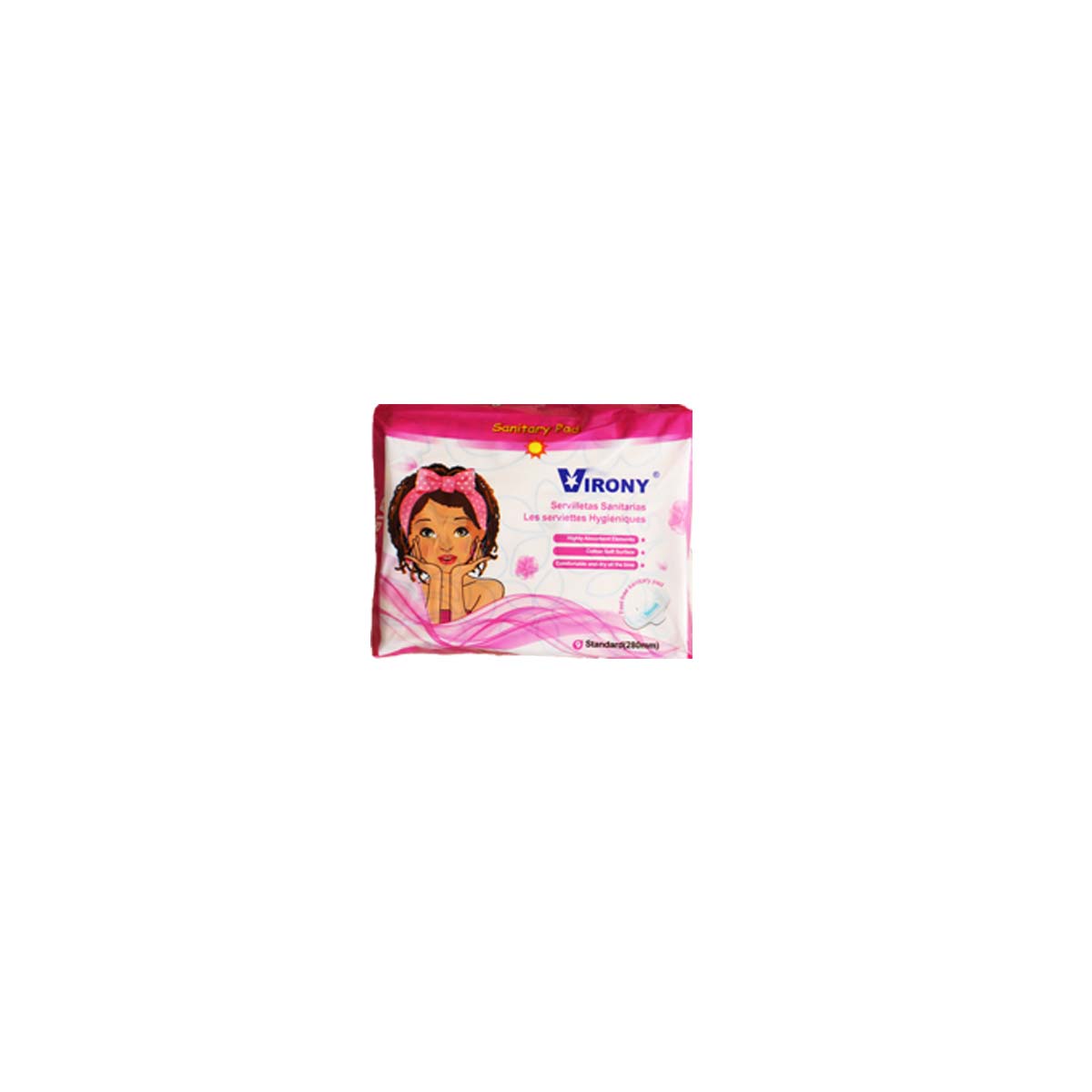 Virony Day Sanitary Pad 9 Standard Long 280mm