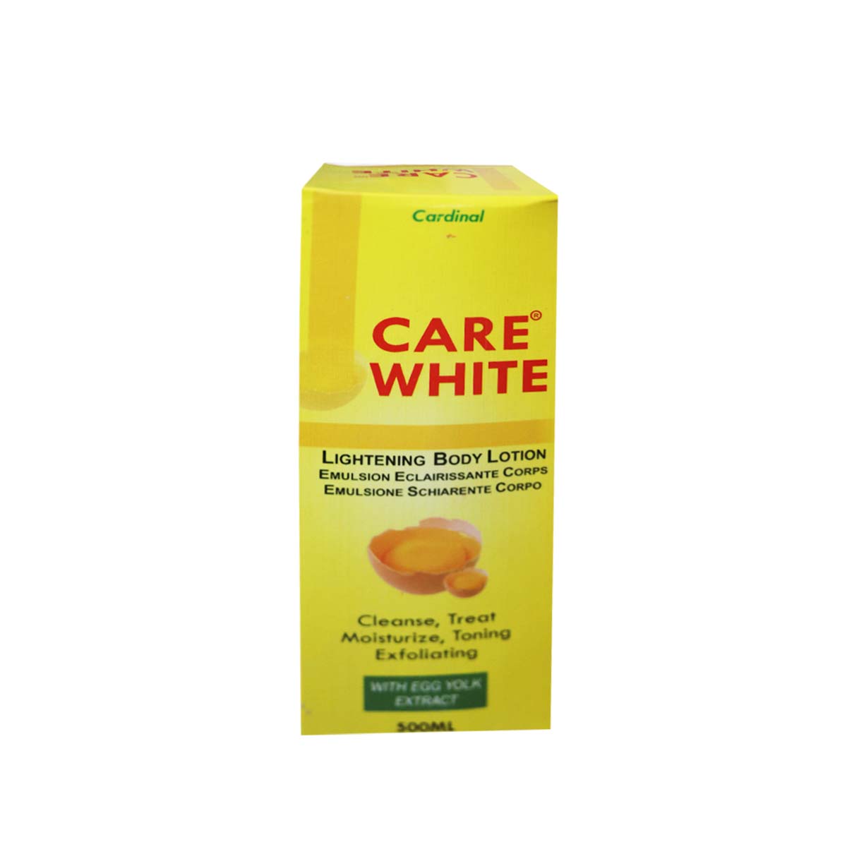 Cardinal Care White Lightening Body Lotion with Egg Yolk Extract 500ml