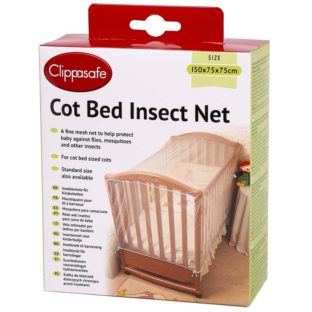 Clippasafe Cot Bed Insect Net DLM Kiddies Products