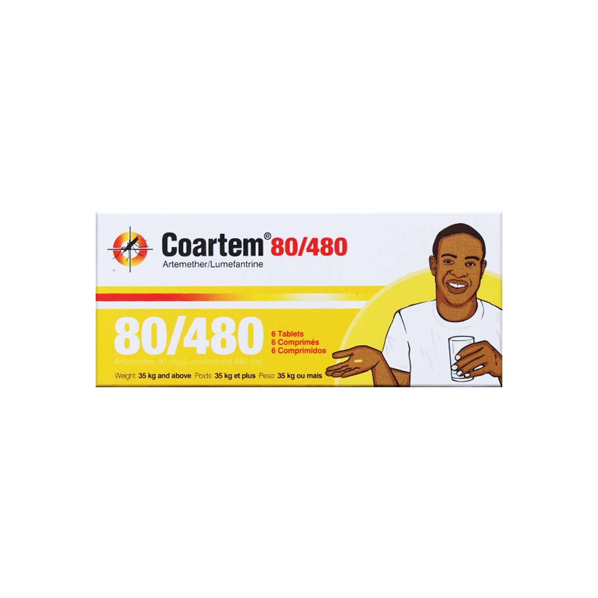 Coartem 80/480 6 Tablets