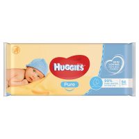 Huggies Pure Baby Wipes x 56