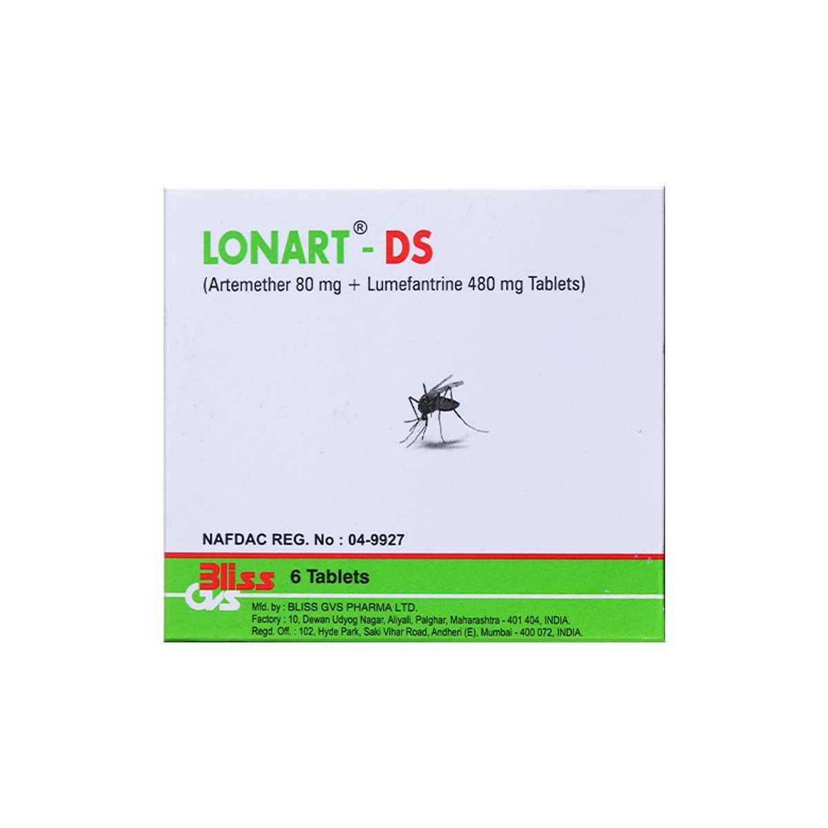 Lonart - DS 6 Tablets