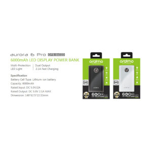 Oraimo Aurora 6 PRO OPB-B602D 6000mAh Power Bank