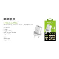 Oraimo Cannon Mini OCW-U34S Fast UK Type Charger