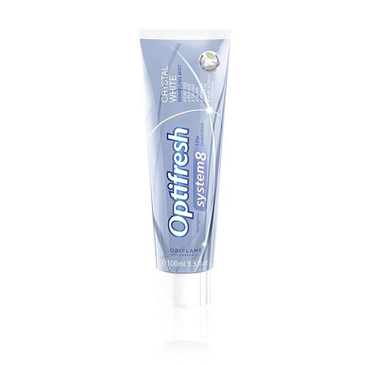 Oriflame Optifresh System 8 Crystal White Toothpaste 100ml