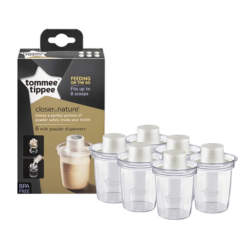Tommee Tippee Closer To Nature Milk Powder Dispensers x 6