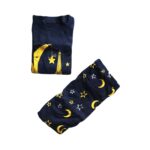 Wibbly Pigbaby Moon & Star Kids Unisex Short Sleeve Pyjamas 4 Years