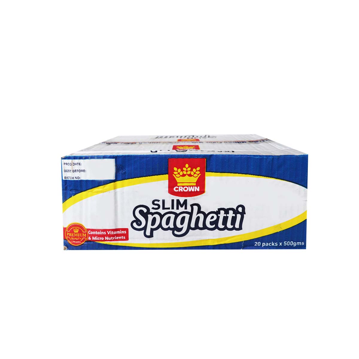 Crown Slim Spaghetti 500g x 20