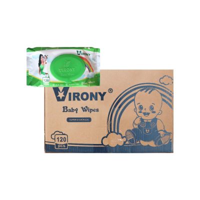 Virony Apple Scent Baby Wet Wipes x 120 PCS x 12