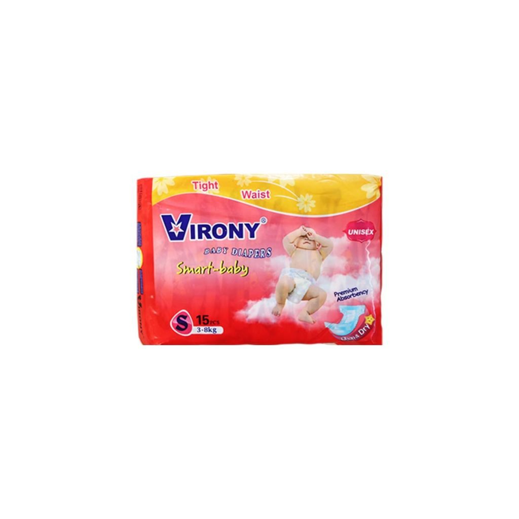 Virony Smart Baby Diapers Carry Pack ( Size S x 15 PCS)