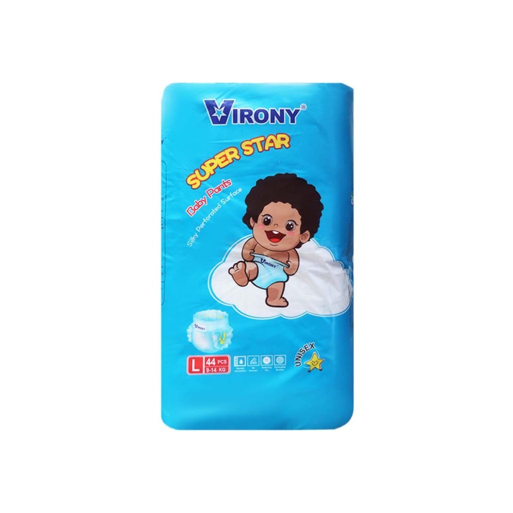 Virony Super Star Baby Pants ECO Pack (Size L x 44 PCS)