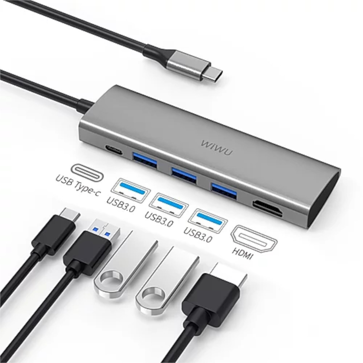 WIWU Alpha A531H USB C Hub