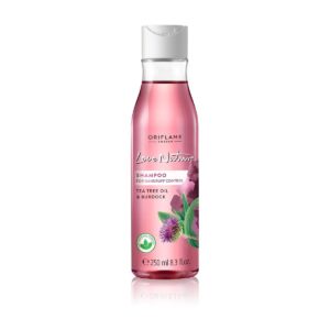 Oriflame Love Nature Shampoo for Dandruff Control Tea Tree Oil Burdock 250ml