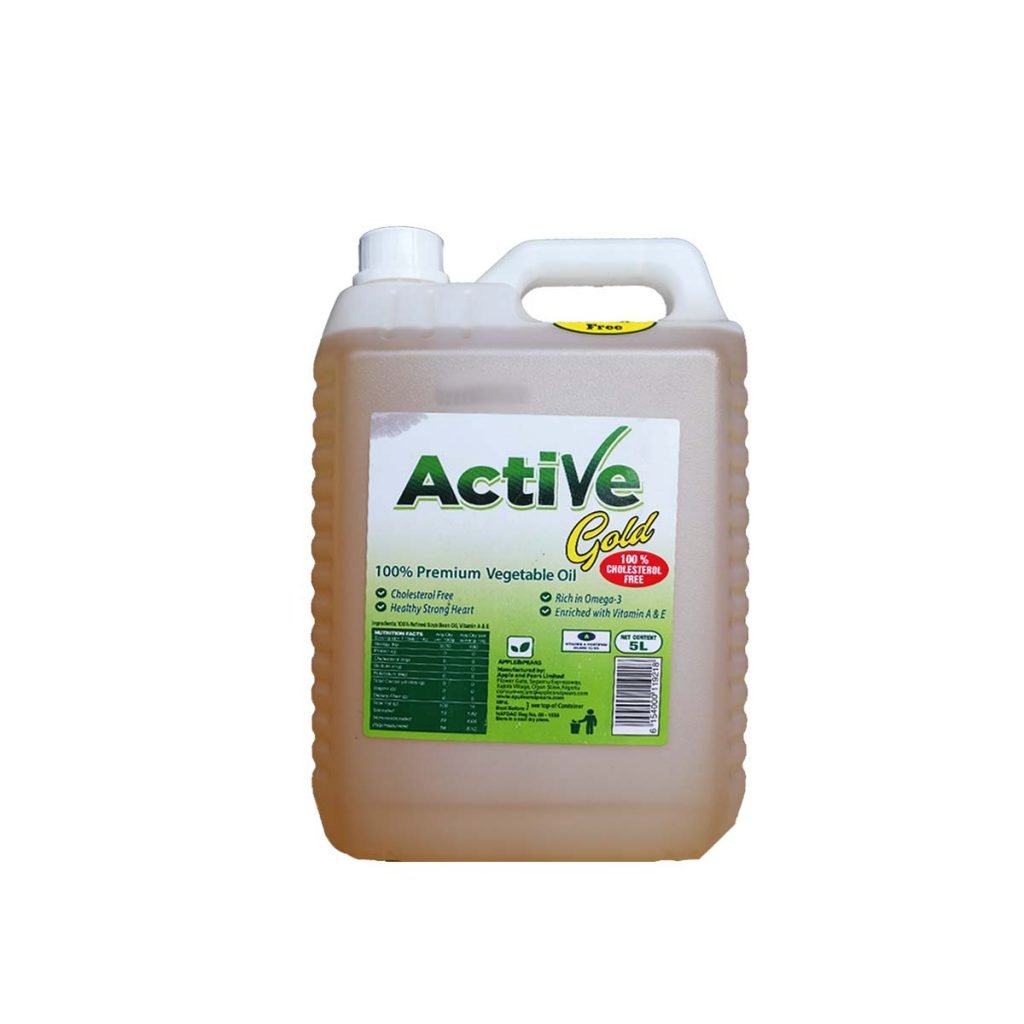 Active Premium Gold Vegetable Oil 5 Liters