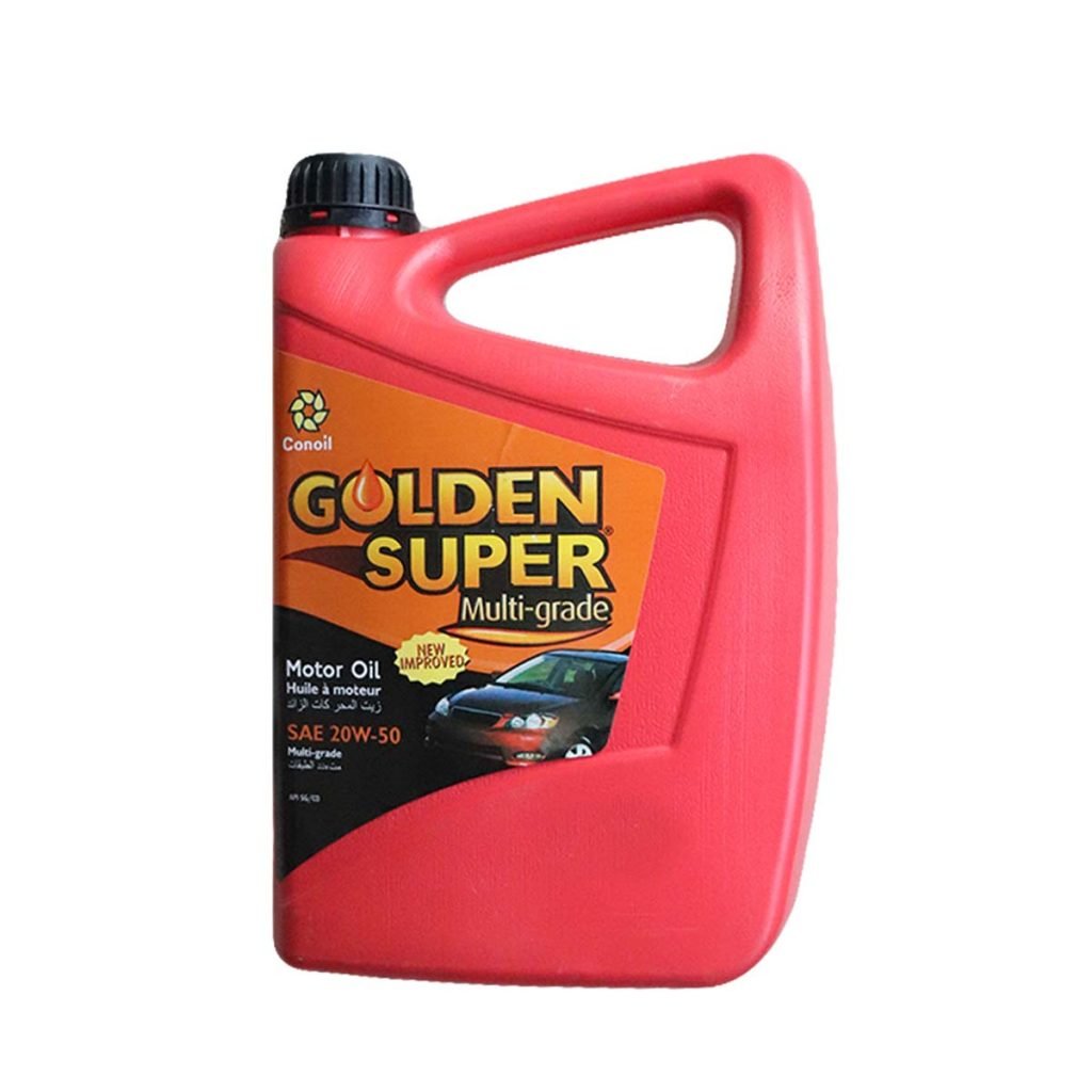 Conoil Golden Super Multi-Grade SAE 20W-50 Motor Oil 4 Liters