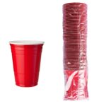 Disposable Red Flip Cup x 100