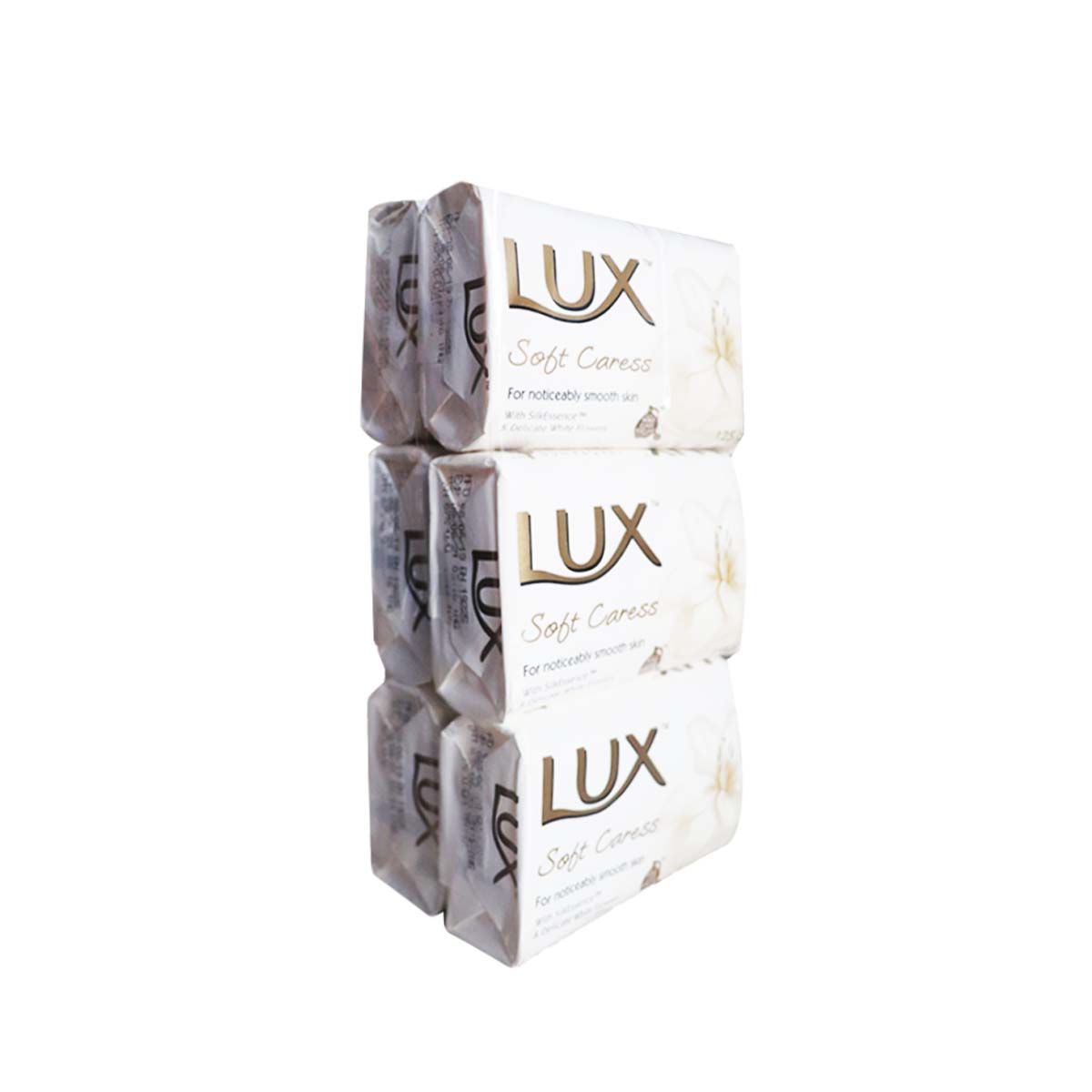 Lux Soft Caress Beauty Bar Soap 125g x 6