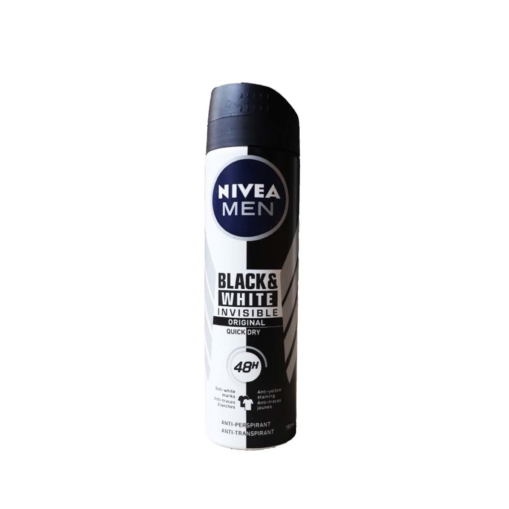 Nivea Men Black & White Invisible Anti-Perspirant Deodorant 150ml