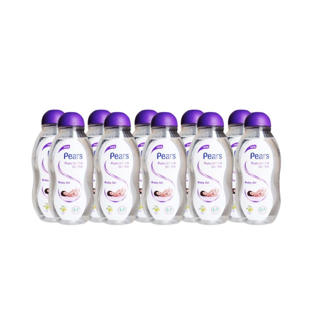 Pears Pure, Mild & Gentle Olive Baby Oil 200ml x 10