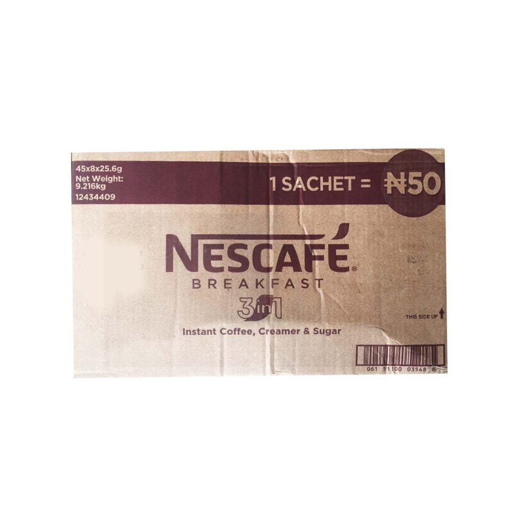 Nescafe Breakfast 3 In 1 Sachet 25.6g x 8 x 45