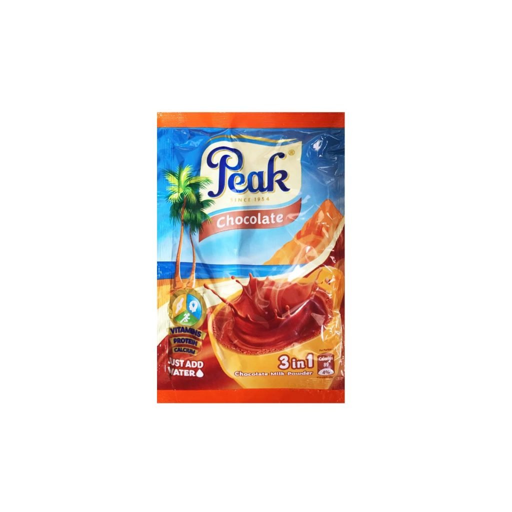 Peak Chocolate 3 in 1 Milk Powder Sachet 20g