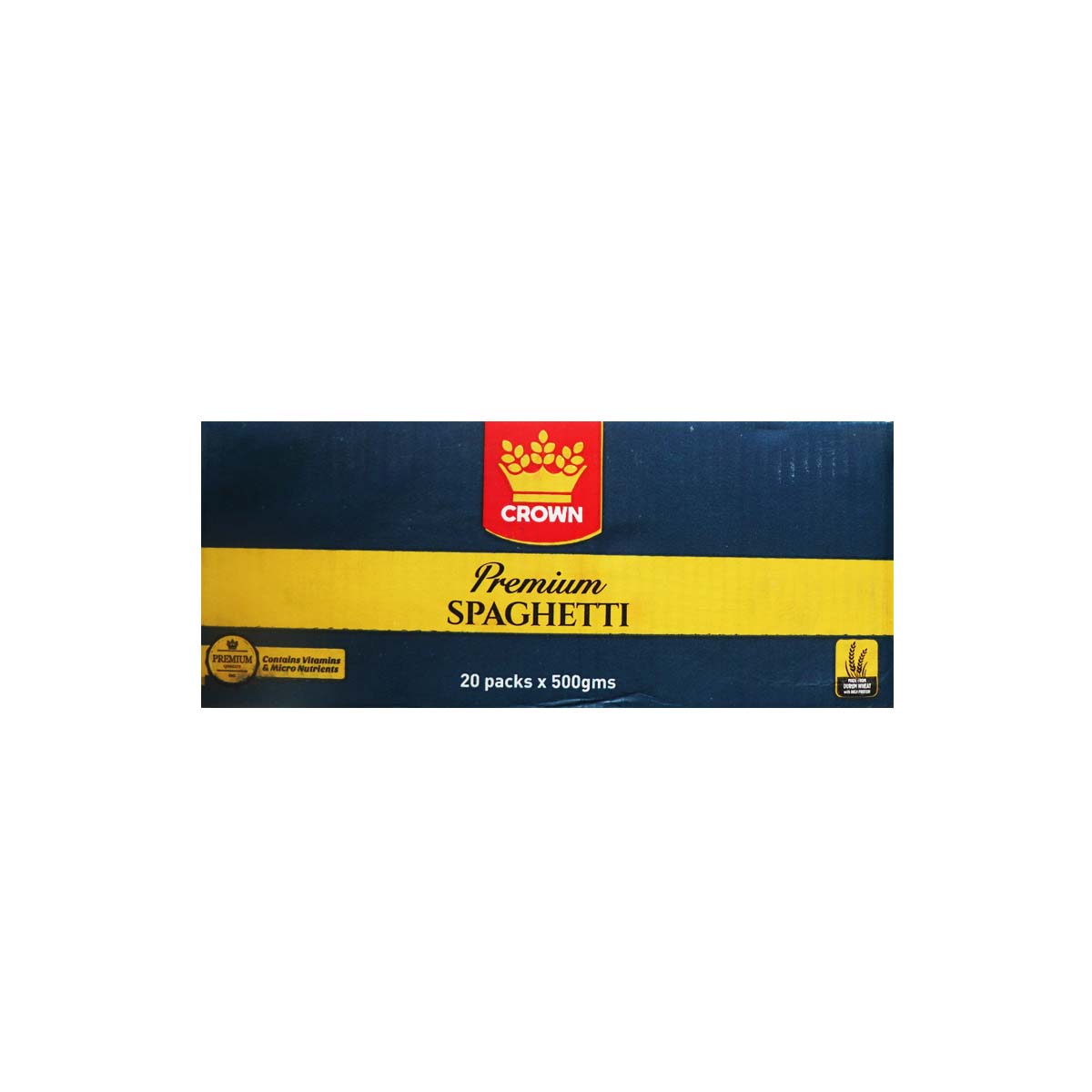 Crown Premium Spaghetti 500g x 20