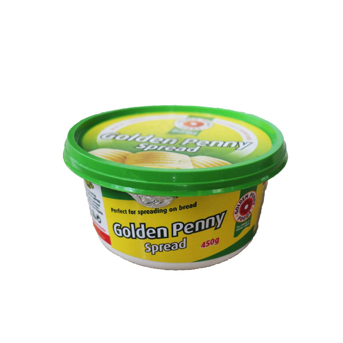 Golden Penny Spread 450g Perfect for spreading on bread. Rich in 7 essential vitamins, delicious and nutritious. Vitamin A for vision and the body's immune system. Vitamin D to maintain strong bones. Vitamin B essential for proper body functioning. Vitamin E promotes healthy skin. Folic Acid helps the body make healthy new cells. Fat supplies energy to the body.