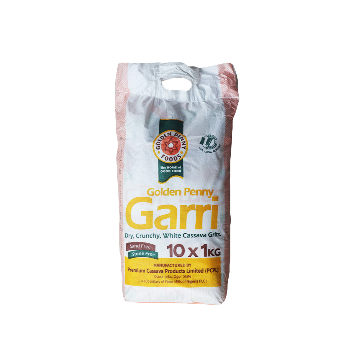 Golden Penny White Garri 1kg x 10