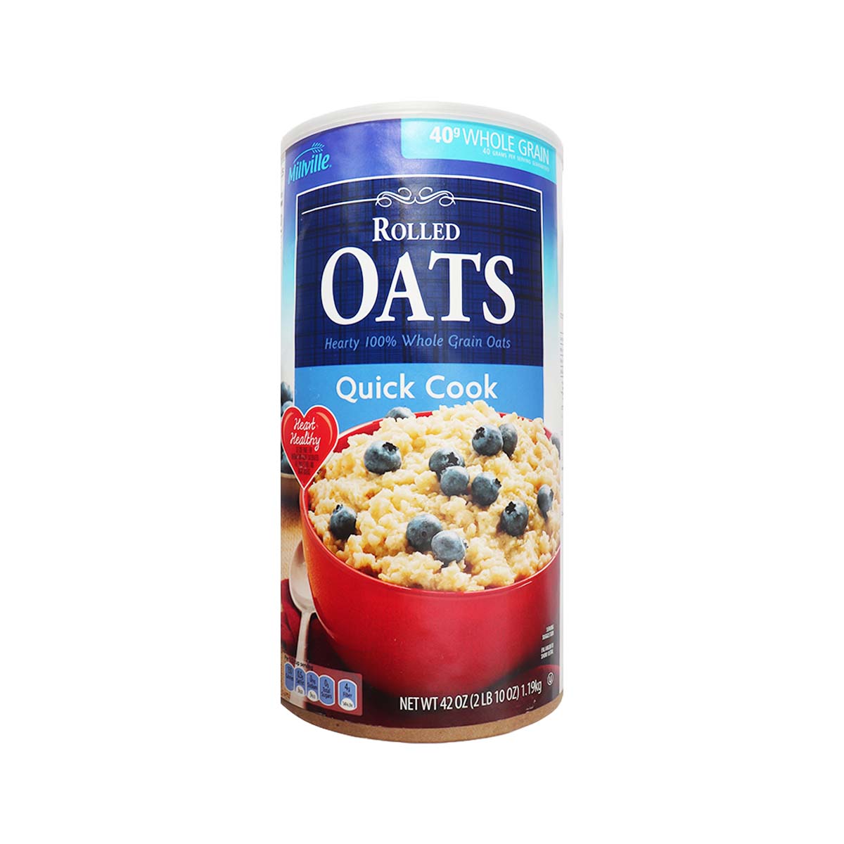 Millville Quick Cook Rolled Oats 1.19kg