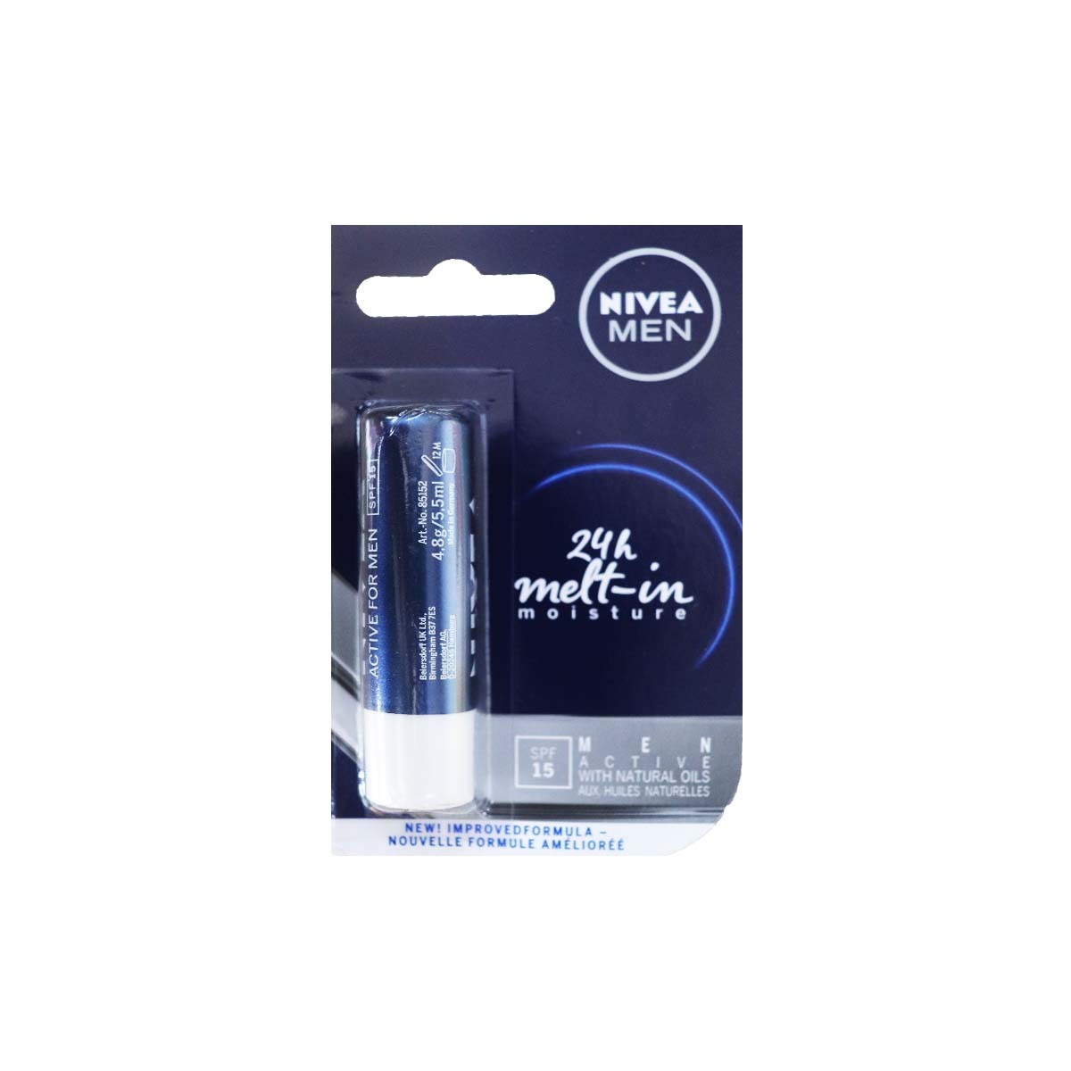 Nivea Active For Men Lip Balm 4.8g