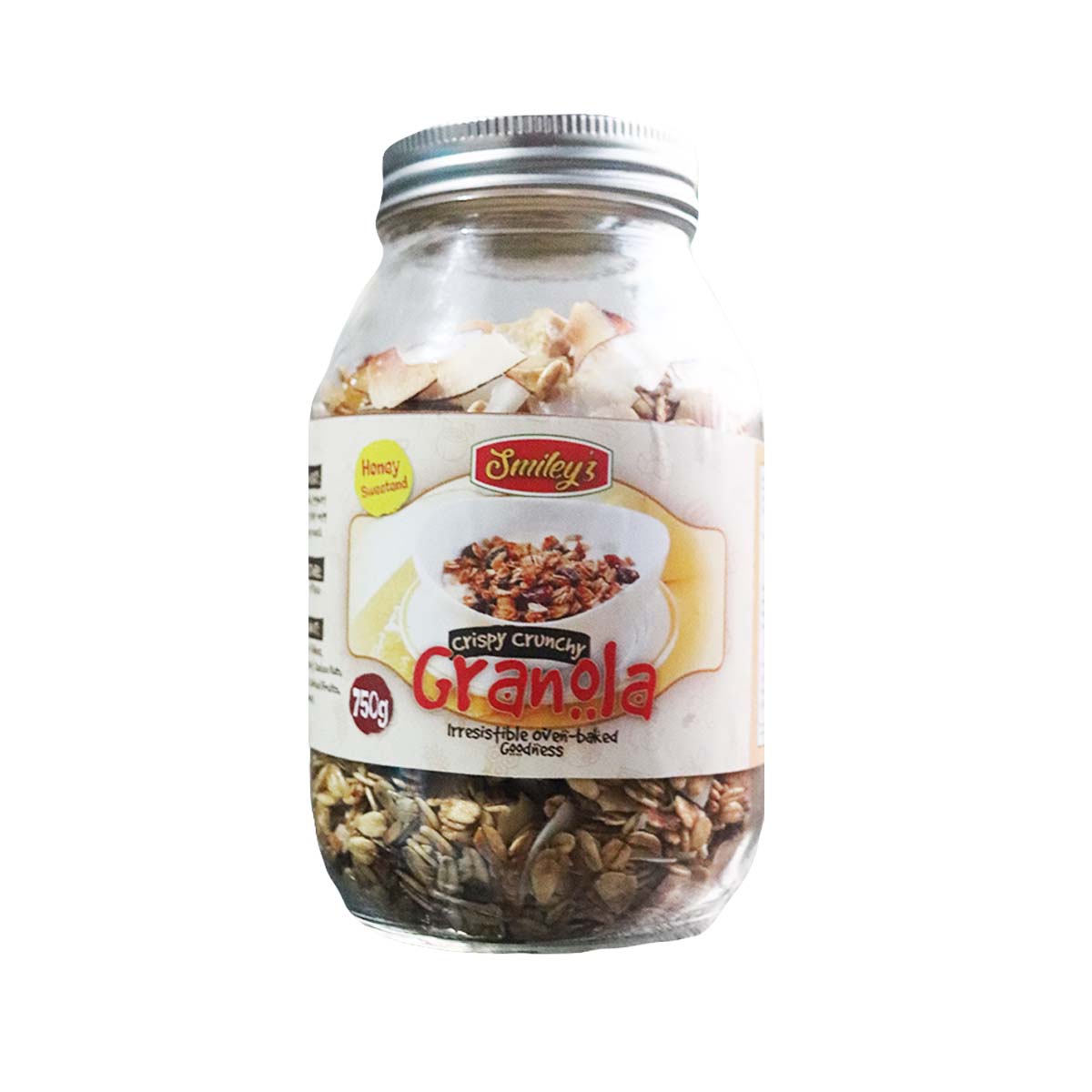 Smiley'z Honey Sweetened Granola 750g