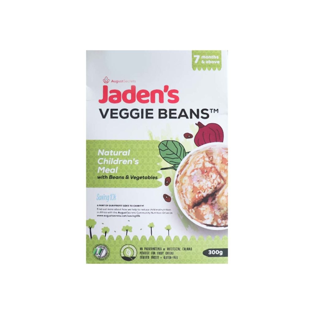 August Secrets Jaden's Veggie Beans Natural Children Cereal With Beans & Vegetables 300g