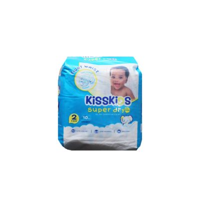 Kiss Kids Carry Pack Baby Diapers (Size 2) x 10