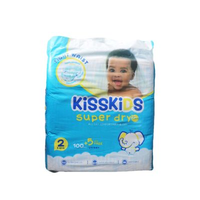 Kiss Kids Jumbo Pack Baby Diapers (Size 2) x 100