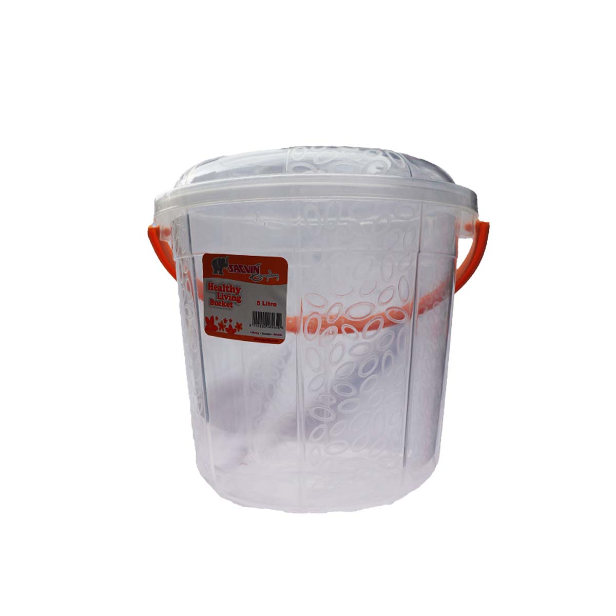 Salvin Plastic Transparent Bucket 9 Liters