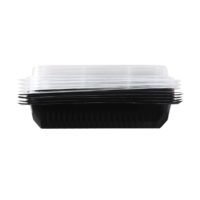 Plastic 4 Compartment Disposable Plate (Foreign) x 5