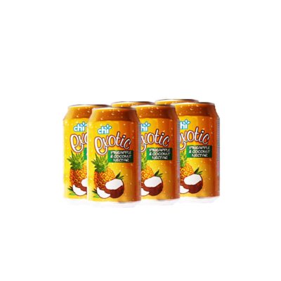 Chi Exotic Pineapple & Coconut Nectar 330ml x 6