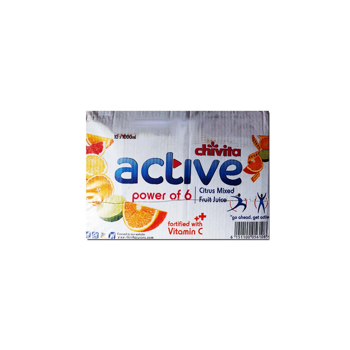 Chivita Active Carrot & Orange Vegetable Fruit Nectar 1 Liter x 10